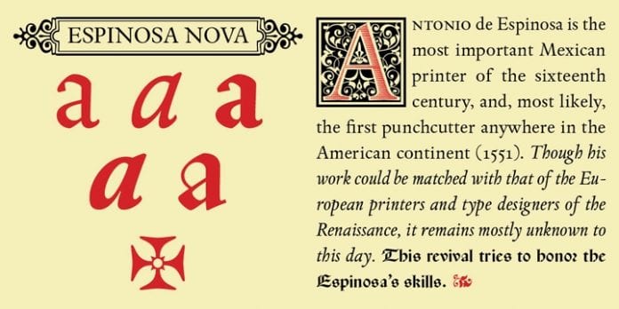 Espinosa Nova Font Family