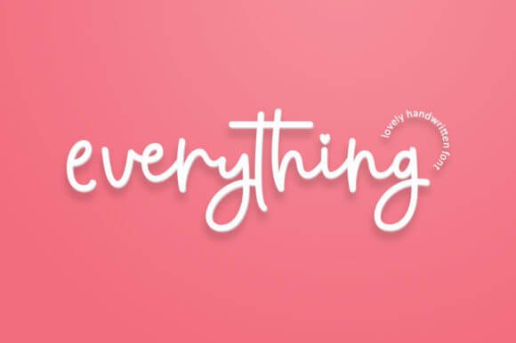 Everything Script Font