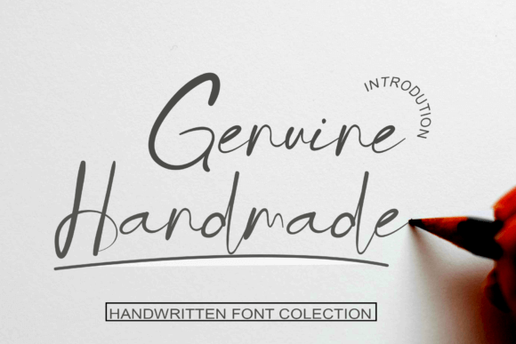 Genuine Handmade Font