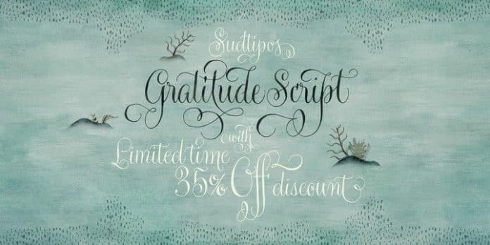 Gratitude Script Pro Family Font