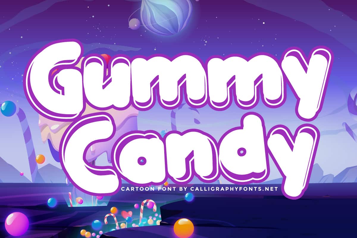 Candy fonts