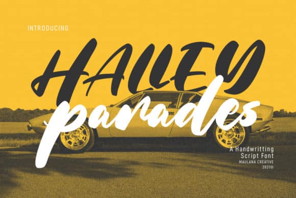 Halley Parades Font