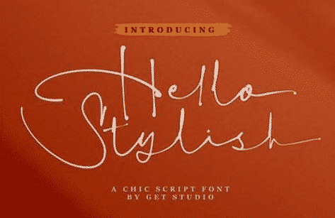 Hello Stylish Font