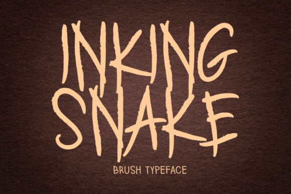 Inking Snake Font