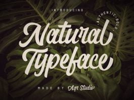 Natural Typeface