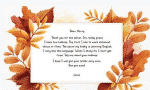 Orange Leafy - Autumn Display Font