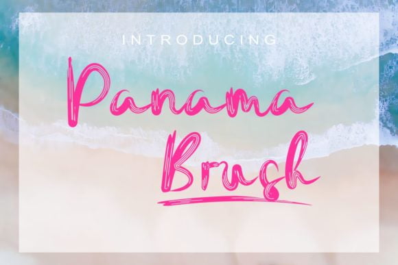 Panama Brush Font