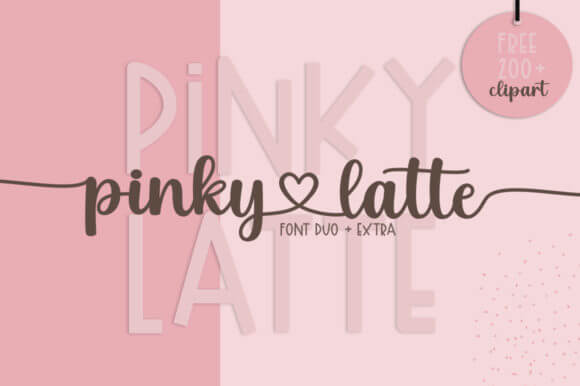 Pinky Latte Font