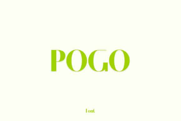 Pogo Font