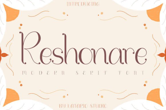 Reshonare Font