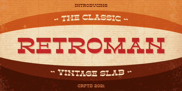 Retroman Family 2 Styles Font