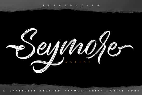 Seymore – Brush Script Font