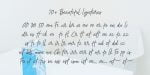 The Bouquet List Script Font