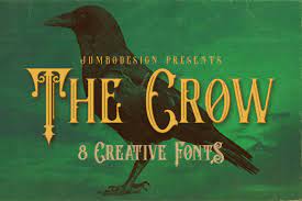 The Crow – Vintage Style Font