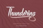 Thundering Font