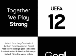 UEFA Playstrong font family