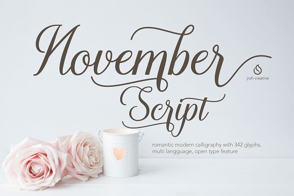 November Caligraphy Font